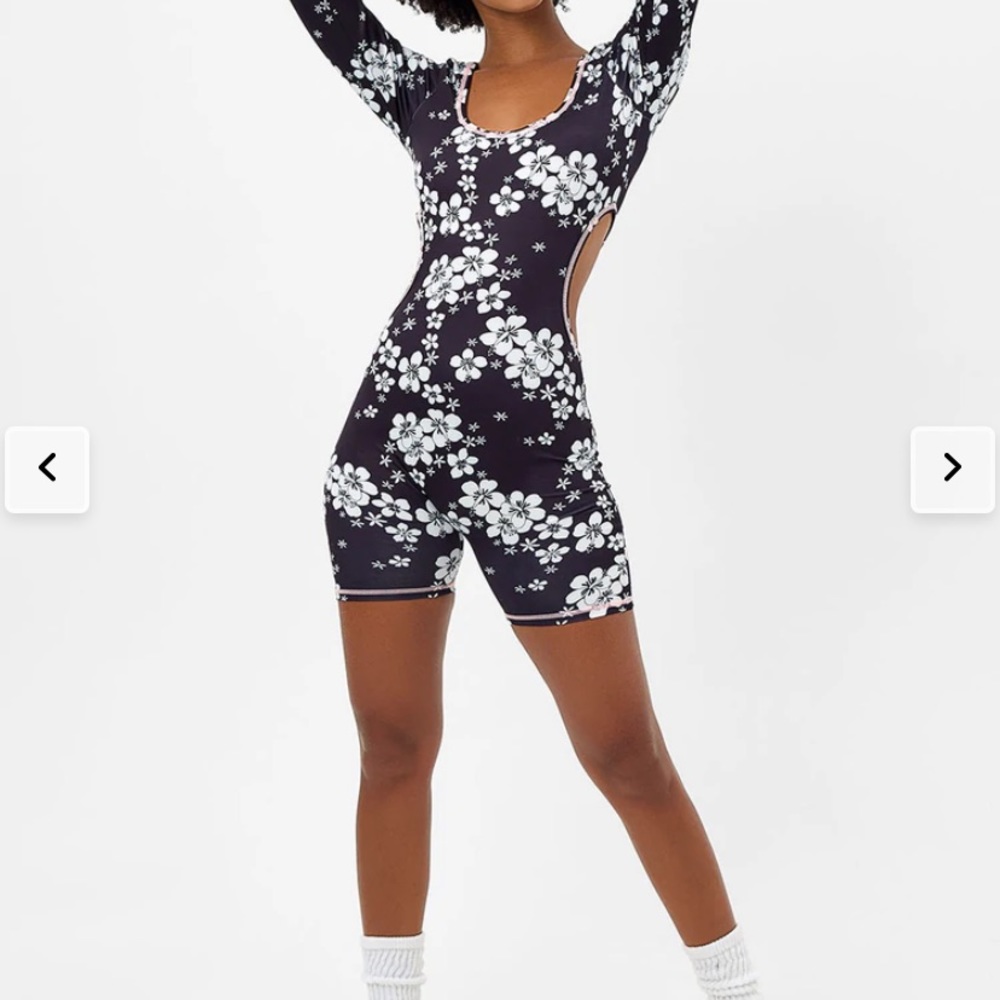 Frankie’s Bikinis Floral Bodysuit